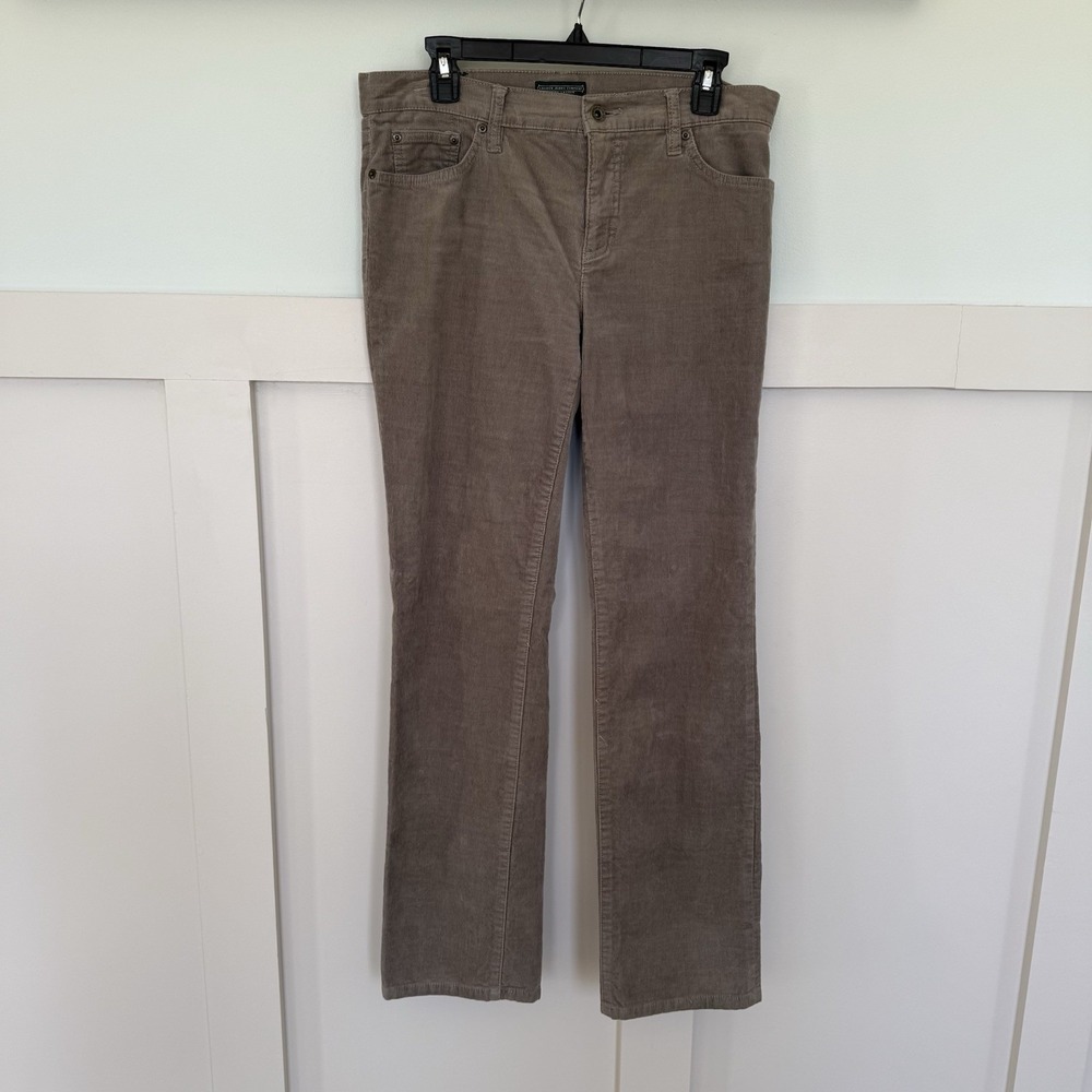 Lauren Jeans Co. Womens Pants‎ Size 8 Brown Corduroy Classic Straight Southwest